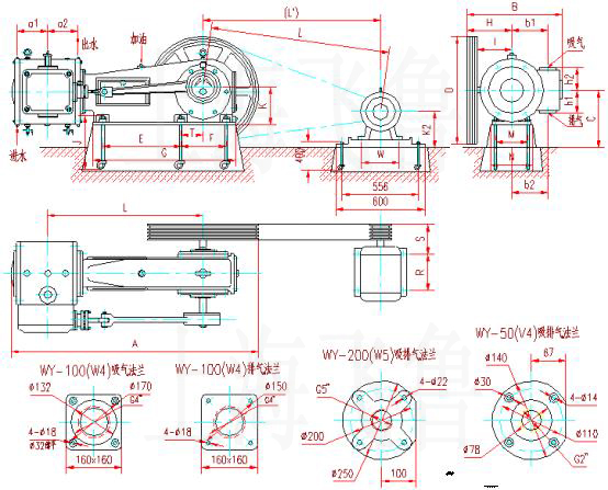 WY-50(V5)WY-100(W4)WY-200(W5)(f)ʽձðbߴD